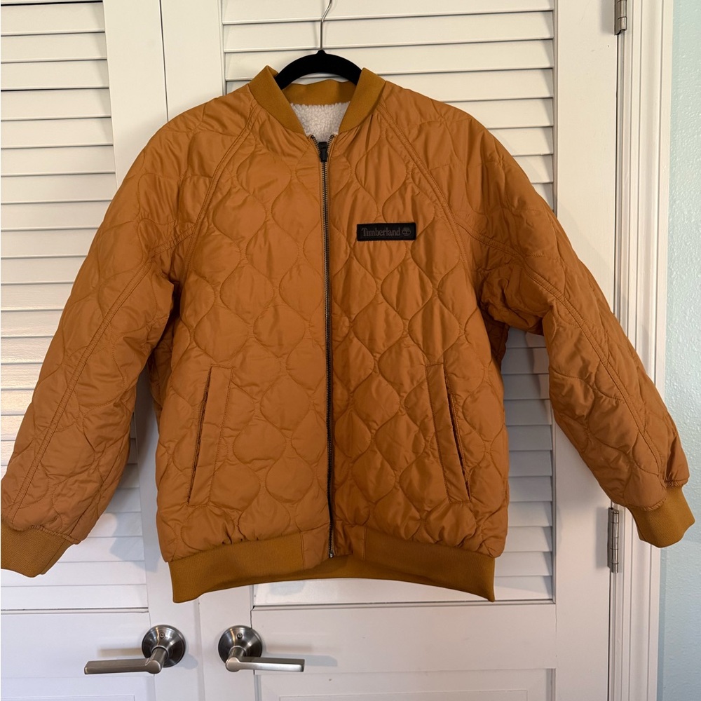 Timberland reversible bomber jacket. Like new! Non-smoking home.
